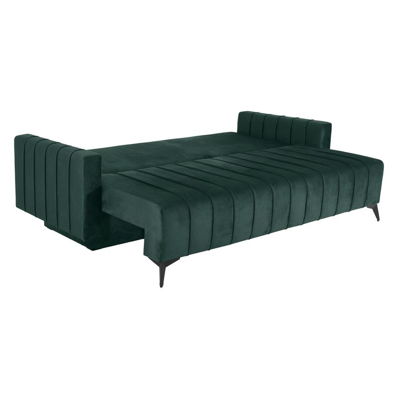 ΚΑΝΑΠΕΣ ΚΡΕΒΑΤΙ Comfort ΠΡΑΣΙΝΟ ΧΡΩΜΑ 235x104x80εκ - Image 4