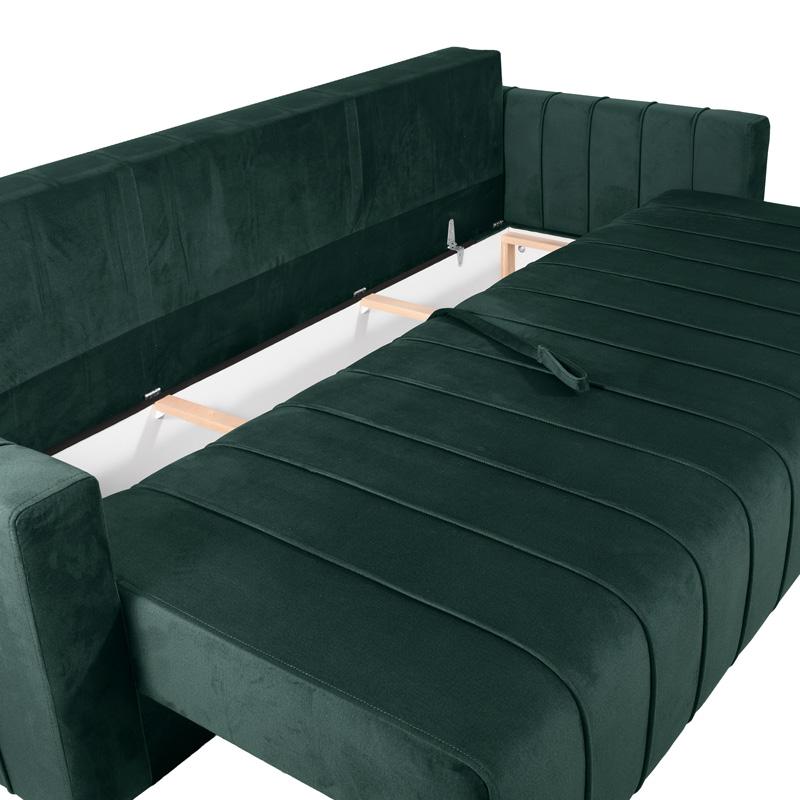 ΚΑΝΑΠΕΣ ΚΡΕΒΑΤΙ Comfort ΠΡΑΣΙΝΟ ΧΡΩΜΑ 235x104x80εκ - Image 5