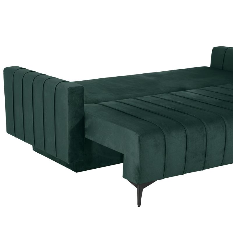 ΚΑΝΑΠΕΣ ΚΡΕΒΑΤΙ Comfort ΠΡΑΣΙΝΟ ΧΡΩΜΑ 235x104x80εκ - Image 9