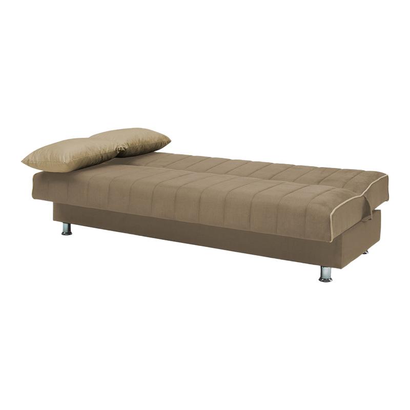 ΚΑΝΑΠΕΣ-ΚΡΕΒΑΤΙ New leon ΜΠΕΖ ΜΕ ΑΝΟΙΧΤΑ ΜΠΕΖ ΜΑΞΙΛΑΡΙΑ 190x85x83εκ - Image 3