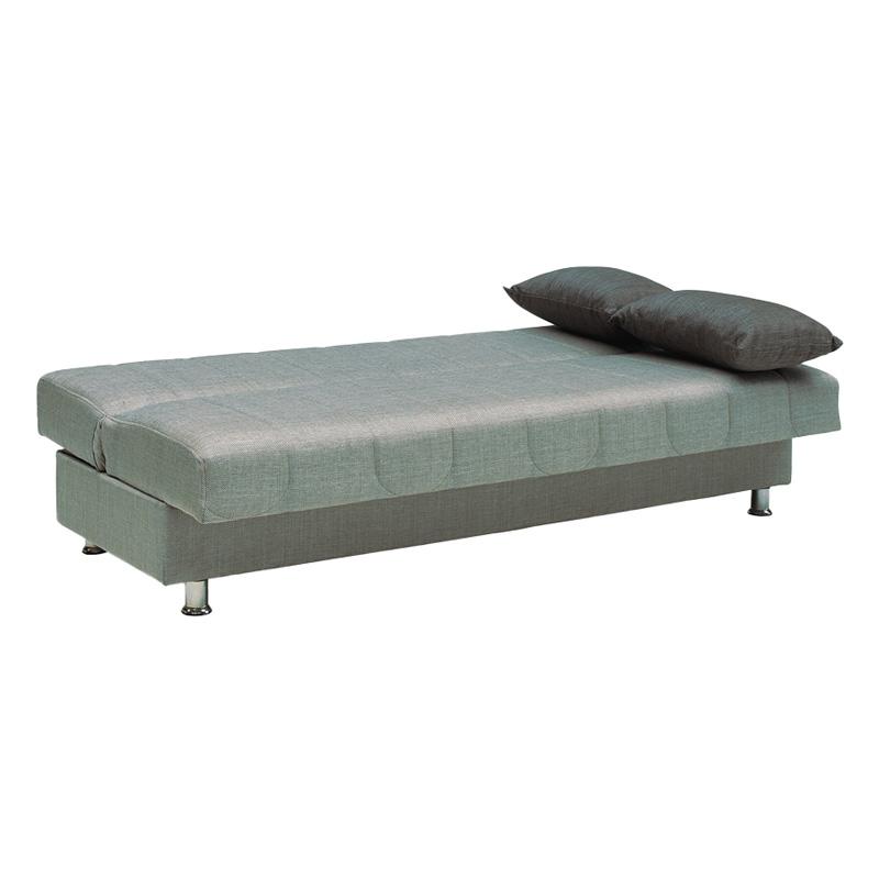 ΚΑΝΑΠΕΣ-ΚΡΕΒΑΤΙ New Tiger ΚΑΦΕ/ΜΠΕΖ ΜΕ ΚΑΦΕ ΣΚΟΥΡΟ ΜΑΞΙΛΑΡΙΑ 190x85x83εκ - Image 3