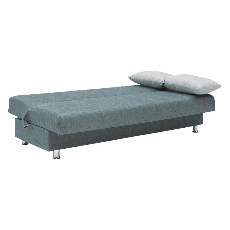 ΚΑΝΑΠΕΣ-ΚΡΕΒΑΤΙ New Tiger ΣΚΟΥΡΟ ΓΚΡΙ ΜΕ ΑΝΟΙΧΤΟ ΓΚΡΙ ΜΑΞΙΛΑΡΙΑ 190x85x83εκ - Image 3