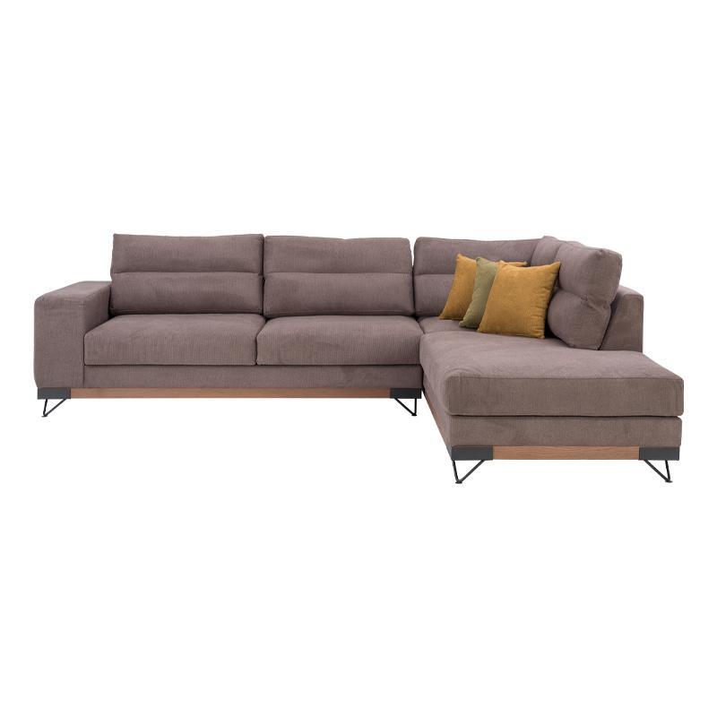 ΚΑΝΑΠΕΣ New Monaco ΔΕΞΙΑ ΓΩΝΙΑ ΚΑΦΕ 300x230x95εκ - Image 3