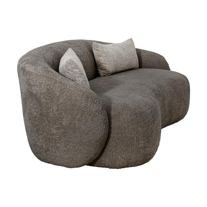 ΚΑΝΑΠΕΣ ΤΡΙΘΕΣΙΟΣ Simone ΚΑΦΕ ΧΡΩΜΑ 225x105x74εκ - Image 4