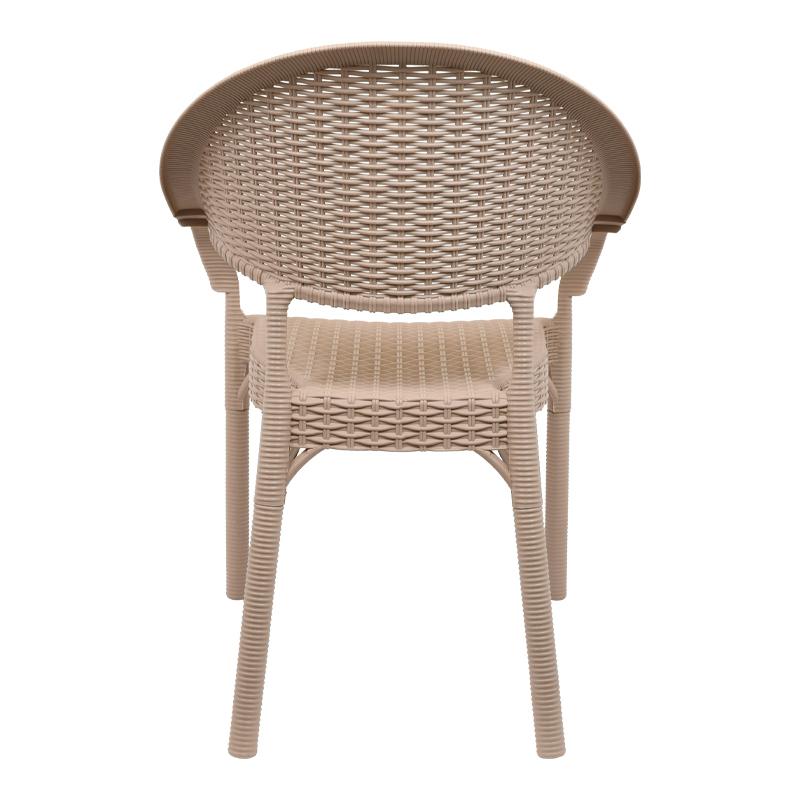 ΚΑΡΕΚΛΑ ΕΞΟΧΗΣ "Hilda" ΜΠΕΖ 60x62x85εκ - Image 4