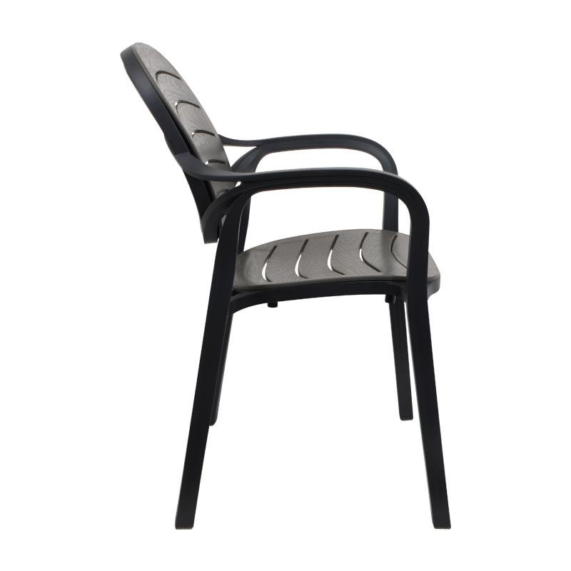 ΚΑΡΕΚΛΑ ΚΗΠΟΥ Rusty ΑΝΘΡΑΚΙ ΧΡΩΜΑ 57,5x58x84εκ - Image 3