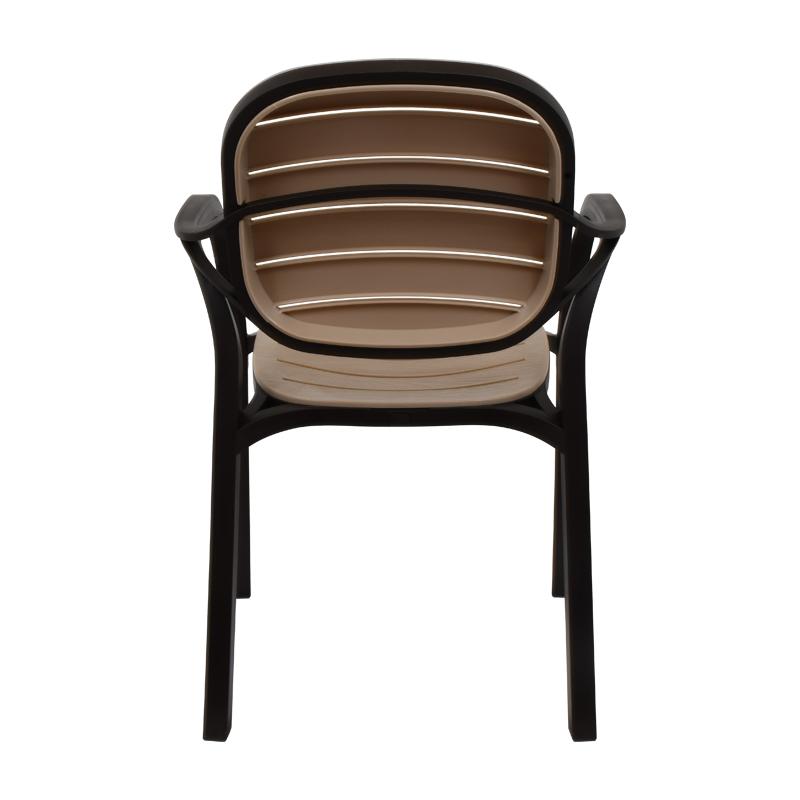 ΚΑΡΕΚΛΑ ΚΗΠΟΥ Rusty ΚΑΦΕ-ΜΠΕΖ ΧΡΩΜΑ 57,5x58x84εκ - Image 4