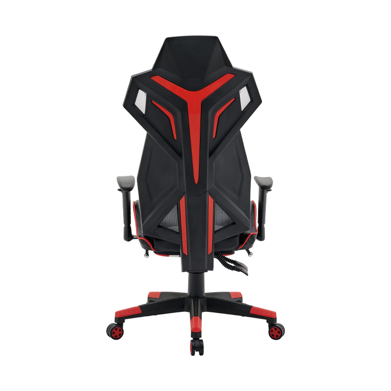 ΚΑΡΕΚΛΑ GAMING D-01 ΤΕΧΝΟΔΕΡΜΑ ΜΑΥΡΗ-ΚΟΚΚΙΝΗ 53x47x127εκ - Image 5