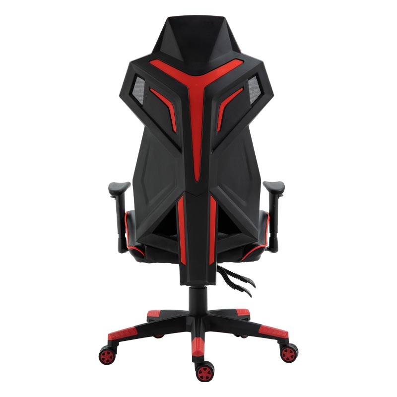 ΚΑΡΕΚΛΑ GAMING D-01 ΤΕΧΝΟΔΕΡΜΑ ΜΑΥΡΗ-ΚΟΚΚΙΝΗ 53x47x127εκ - Image 6