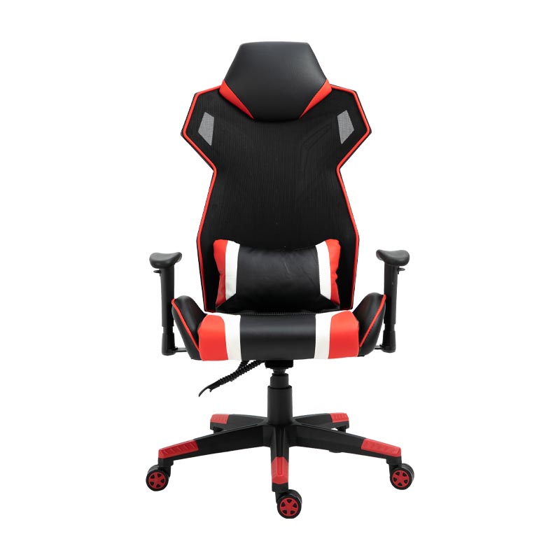 ΚΑΡΕΚΛΑ GAMING D-01 ΤΕΧΝΟΔΕΡΜΑ ΜΑΥΡΗ-ΚΟΚΚΙΝΗ 53x47x127εκ - Image 7