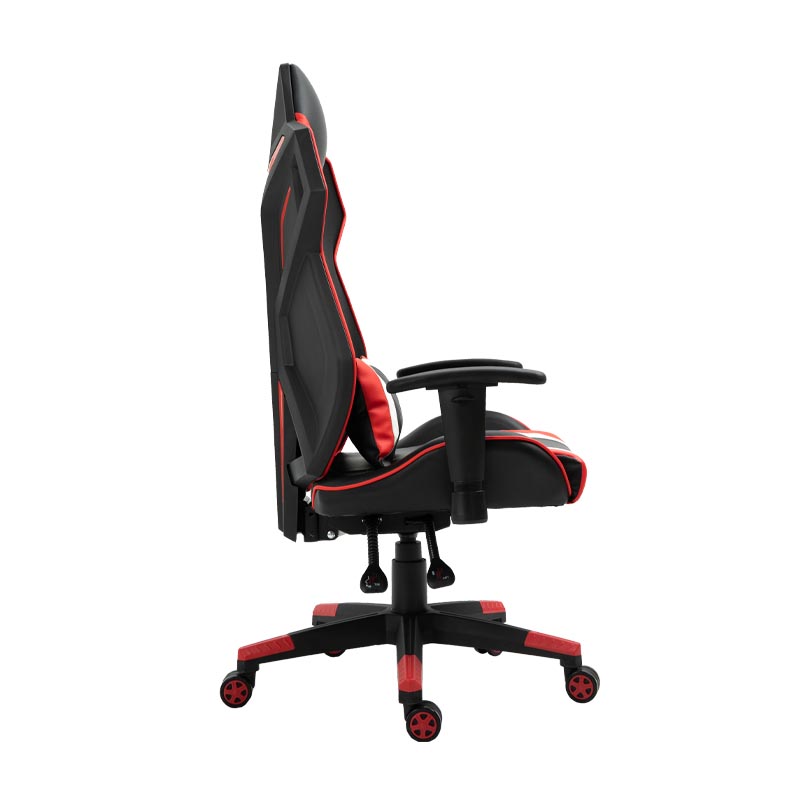 ΚΑΡΕΚΛΑ GAMING D-01 ΤΕΧΝΟΔΕΡΜΑ ΜΑΥΡΗ-ΚΟΚΚΙΝΗ 53x47x127εκ - Image 8