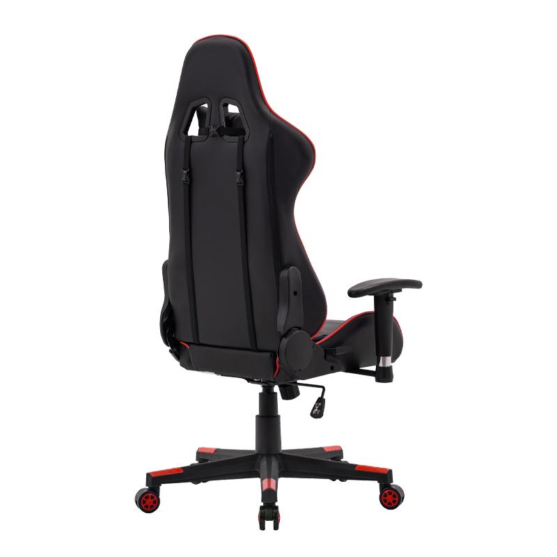 ΚΑΡΕΚΛΑ GAMING SAR-1 ΜΑΥΡΟ-ΚΟΚΚΙΝΟ ΤΕΧΝΟΔΕΡΜΑ 64x53x135εκ - Image 4