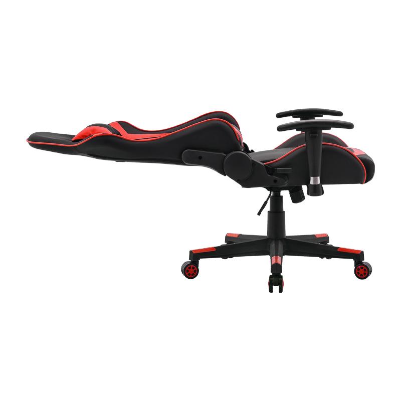 ΚΑΡΕΚΛΑ GAMING SAR-1 ΜΑΥΡΟ-ΚΟΚΚΙΝΟ ΤΕΧΝΟΔΕΡΜΑ 64x53x135εκ - Image 6