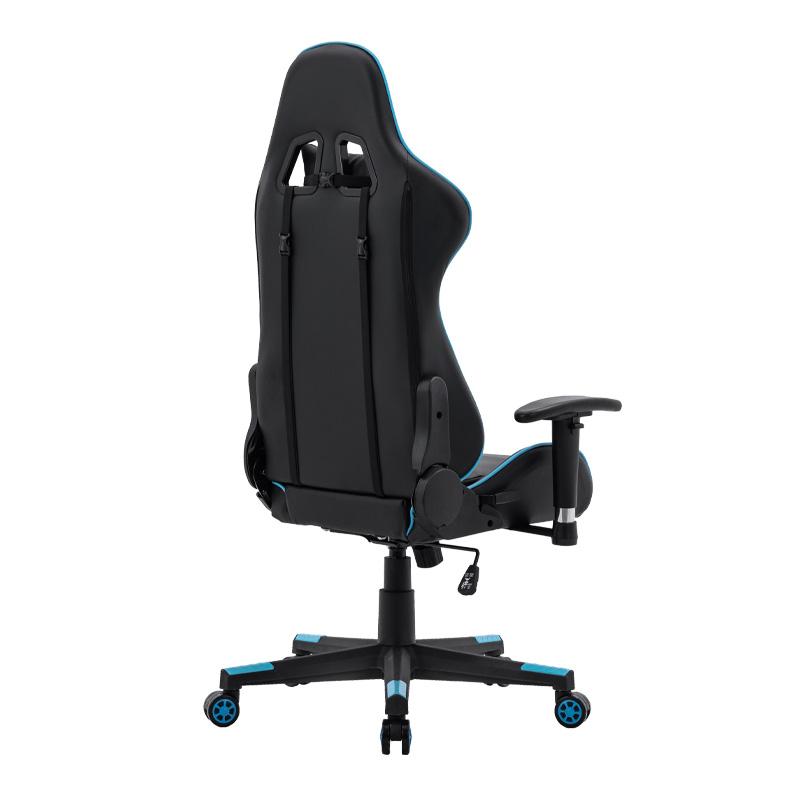 ΚΑΡΕΚΛΑ GAMING SAR-1 ΜΑΥΡΟ-ΜΠΛΕ ΤΕΧΝΟΔΕΡΜΑ 64x53x135εκ - Image 4