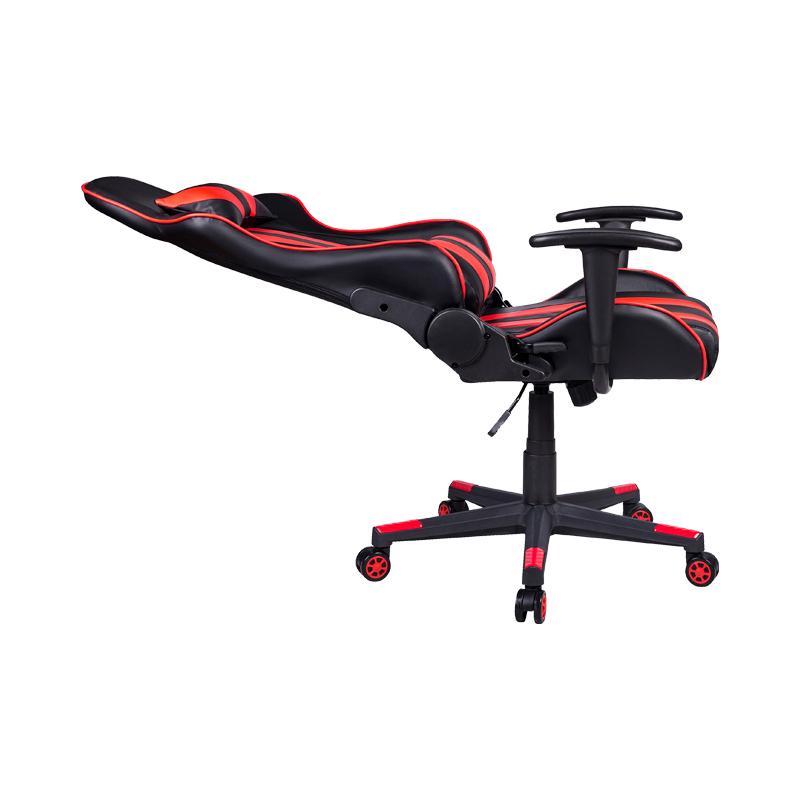 ΚΑΡΕΚΛΑ GAMING SAR-12 ΜΑΥΡΟ-ΚΟΚΚΙΝΟ ΤΕΧΝΟΔΕΡΜΑ 64x53x135εκ - Image 5