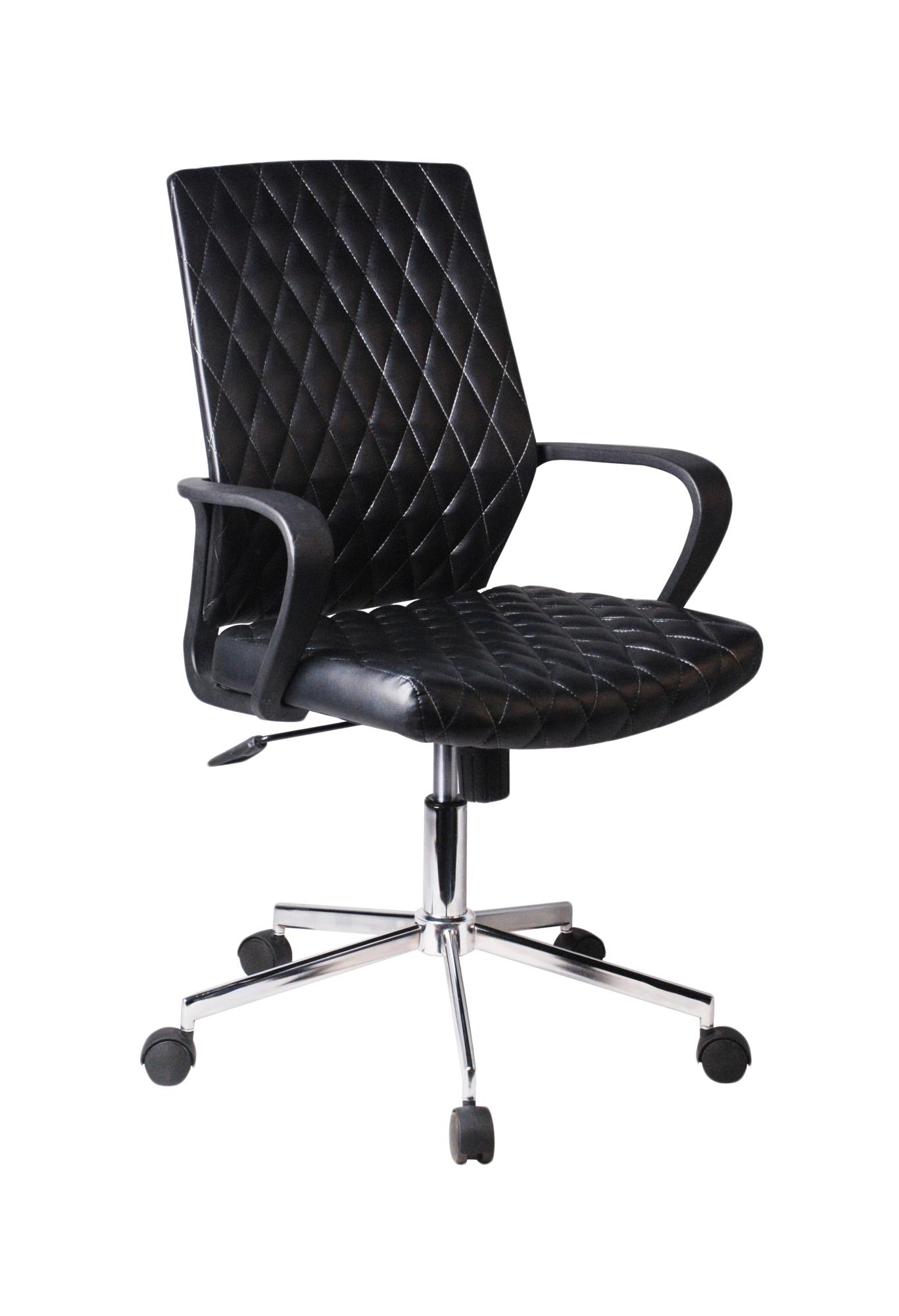 ΚΑΡΕΚΛΑ ΓΡΑΦΕΙΟΥ 5568 ΜΑΥΡΟ ΤΕΧΝΟΔΕΡΜΑ 59x61x95/105εκ