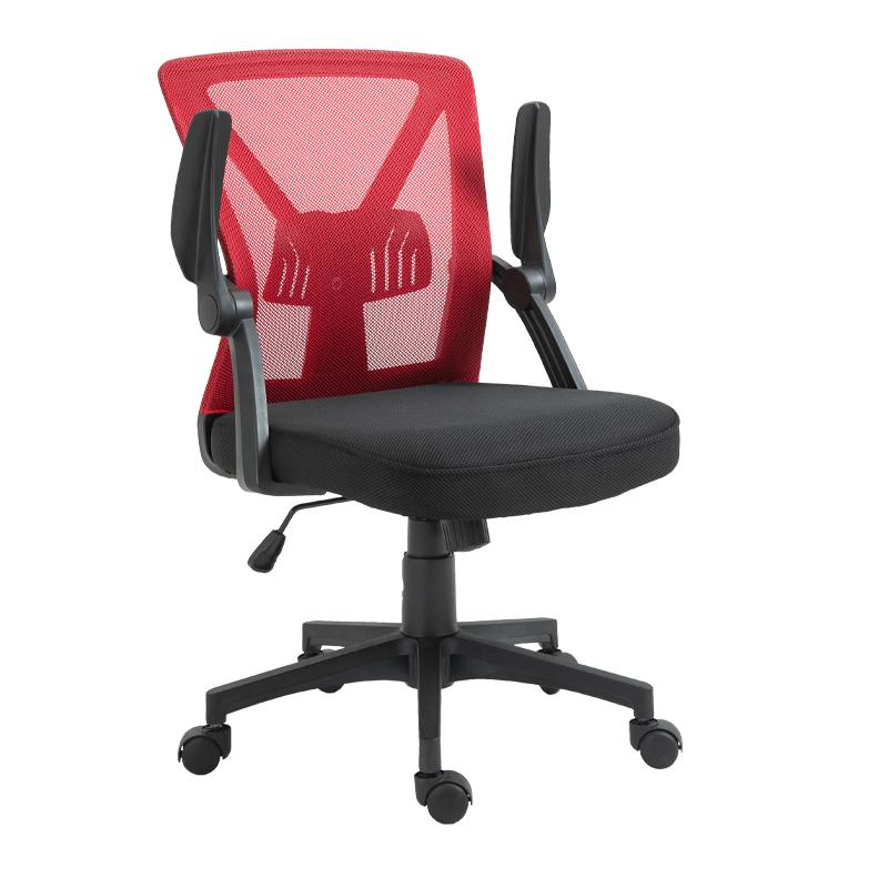 ΚΑΡΕΚΛΑ ΓΡΑΦΕΙΟΥ FL20-2Β ΚΟΚΚΙΝΟ ΧΡΩΜΑ 60x63x90/105εκ - Image 6