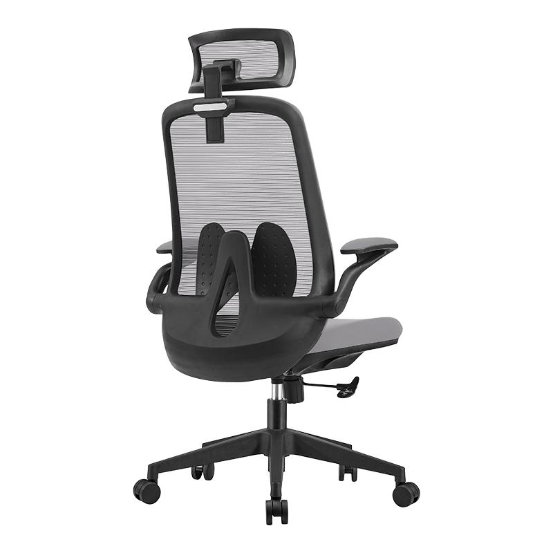 ΚΑΡΕΚΛΑ ΓΡΑΦΕΙΟΥ FL286 ΓΚΡΙ ΠΛΑΤΗ-ΓΚΡΙ ΚΑΘΙΣΜΑ 62x63x123εκ - Image 4