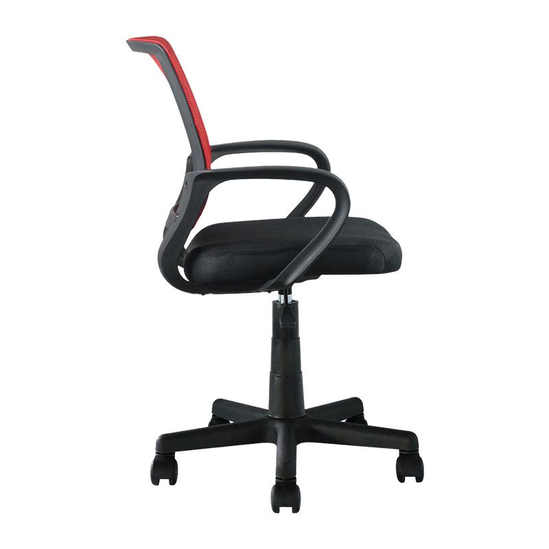 ΚΑΡΕΚΛΑ ΓΡΑΦΕΙΟΥ FL5528 ΚΟΚΚΙΝΟ-ΜΑΥΡΟ ΧΡΩΜΑ 57x54x94εκ - Image 3