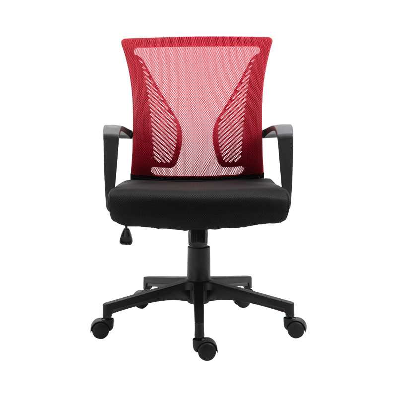 ΚΑΡΕΚΛΑ ΓΡΑΦΕΙΟΥ FL05 ΚΟΚΚΙΝΗ ΠΛΑΤΗ-ΜΑΥΡΟ ΚΑΘΙΣΜΑ 57x65x90/100εκ prs - Image 6