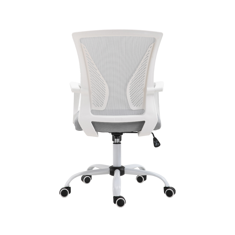 ΚΑΡΕΚΛΑ ΓΡΑΦΕΙΟΥ FL05 ΛΕΥΚΗ ΠΛΑΤΗ-ΛΕΥΚΟ ΚΑΘΙΣΜΑ 57x65x90/100εκ prs - Image 3