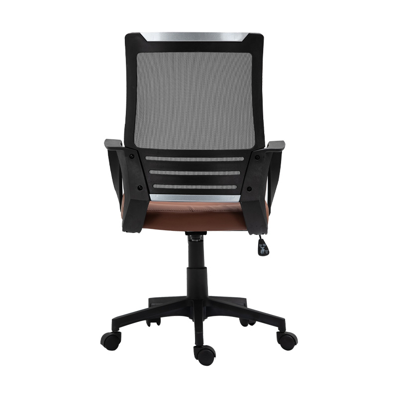 ΚΑΡΕΚΛΑ ΓΡΑΦΕΙΟΥ FL19-3Α ΚΑΦΕ ΧΡΩΜΑ 60x63x95/105εκ - Image 3