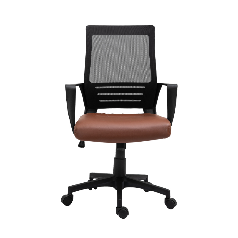 ΚΑΡΕΚΛΑ ΓΡΑΦΕΙΟΥ FL19-3Α ΚΑΦΕ ΧΡΩΜΑ 60x63x95/105εκ - Image 4