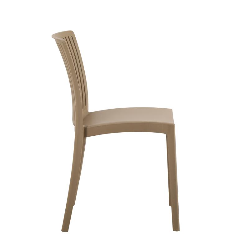 ΚΑΡΕΚΛΑ ΚΗΠΟΥ ΑΠΟ ΠΟΛΥΠΡΟΠΥΛΕΝΙΟ ΧΩΡΙΣ ΜΠΡΑΤΣΑ "Emma" ΜΕ UV ΠΡΟΣΤΑΣΙΑ ΧΑΚΙ ΧΡΩΜΑ 41x56x82εκ - Image 3