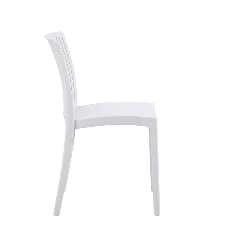 ΚΑΡΕΚΛΑ ΚΗΠΟΥ ΑΠΟ ΠΟΛΥΠΡΟΠΥΛΕΝΙΟ ΧΩΡΙΣ ΜΠΡΑΤΣΑ "Emma" ΜΕ UV ΠΡΟΣΤΑΣΙΑ ΛΕΥΚΟ ΧΡΩΜΑ 41x56x82εκ - Image 3