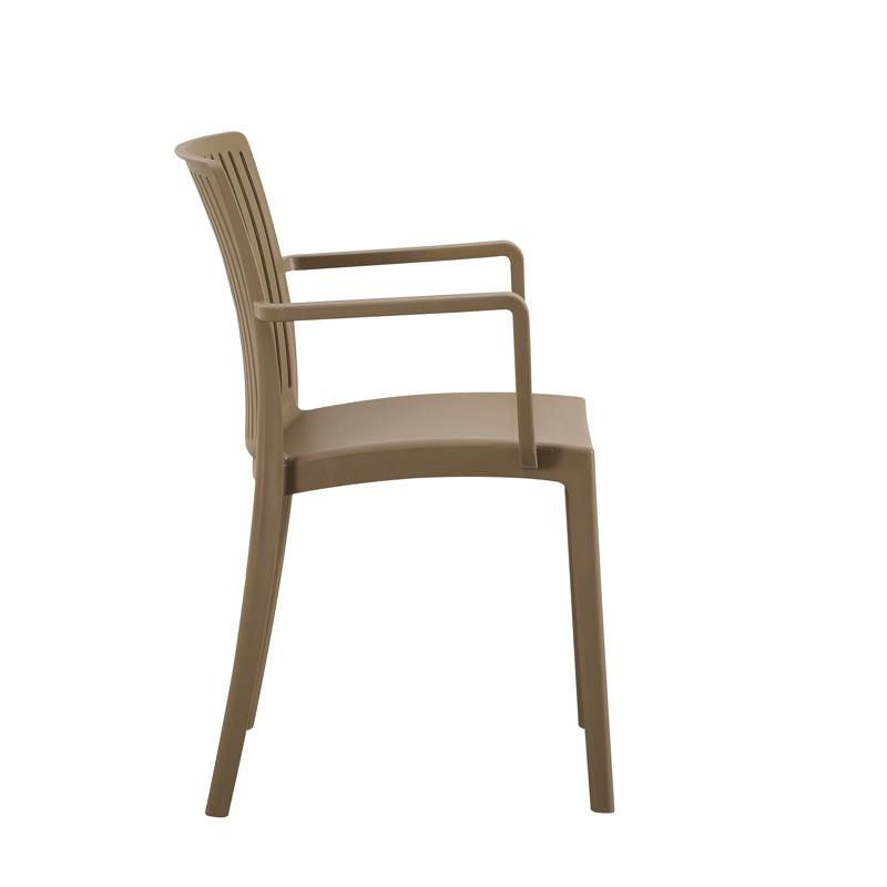 ΚΑΡΕΚΛΑ ΚΗΠΟΥ ΑΠΟ ΠΟΛΥΠΡΟΠΥΛΕΝΙΟ "Emma" ΜΕ UV ΠΡΟΣΤΑΣΙΑ ΧΑΚΙ ΧΡΩΜΑ 55x56x82εκ - Image 3