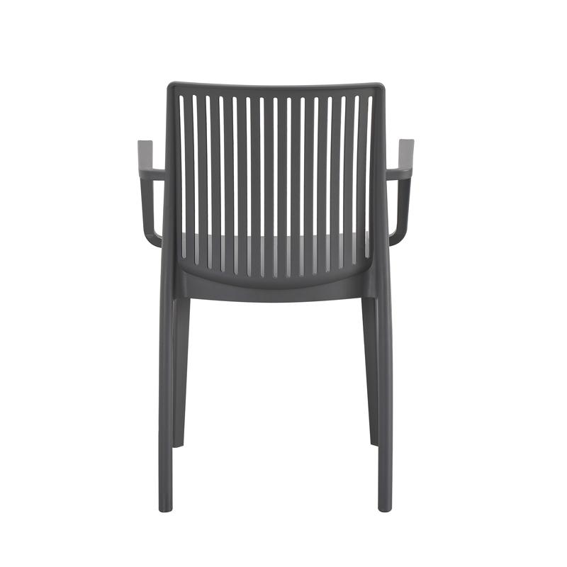 ΚΑΡΕΚΛΑ ΚΗΠΟΥ ΑΠΟ ΠΟΛΥΠΡΟΠΥΛΕΝΙΟ "Emma" ΜΕ UV ΠΡΟΣΤΑΣΙΑ ΣΚΟΥΡΟ ΓΚΡΙ ΧΡΩΜΑ 55x56x82εκ - Image 4