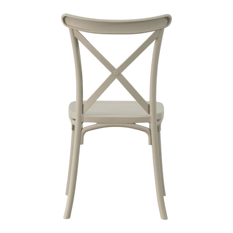 ΚΑΡΕΚΛΑ ΚΗΠΟΥ Cross Fylianna FL66 ΑΠΟ ΠΟΛΥΠΡΟΠΥΛΕΝΙΟ (PP) ΜΠΕΖ ΧΡΩΜΑ 42x48x90εκ - Image 4