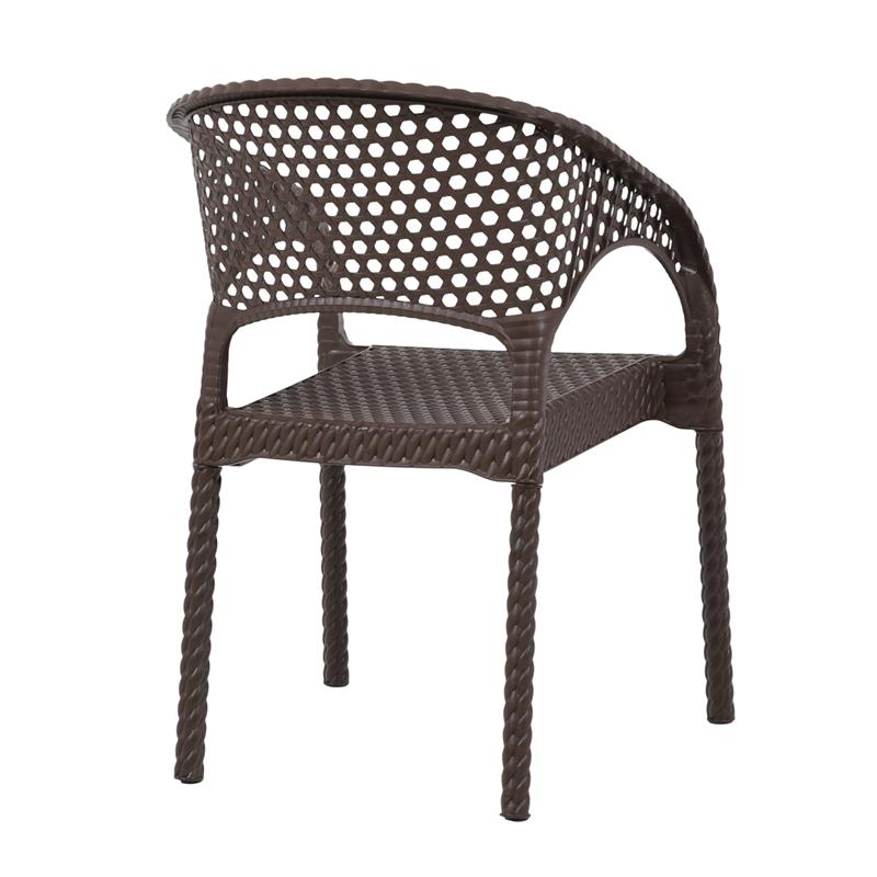 ΚΑΡΕΚΛΑ ΚΗΠΟΥ Daria ΚΑΦΕ ΧΡΩΜΑ 54x46x82εκ - Image 4