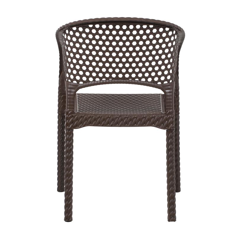 ΚΑΡΕΚΛΑ ΚΗΠΟΥ Daria ΚΑΦΕ ΧΡΩΜΑ 54x46x82εκ - Image 5