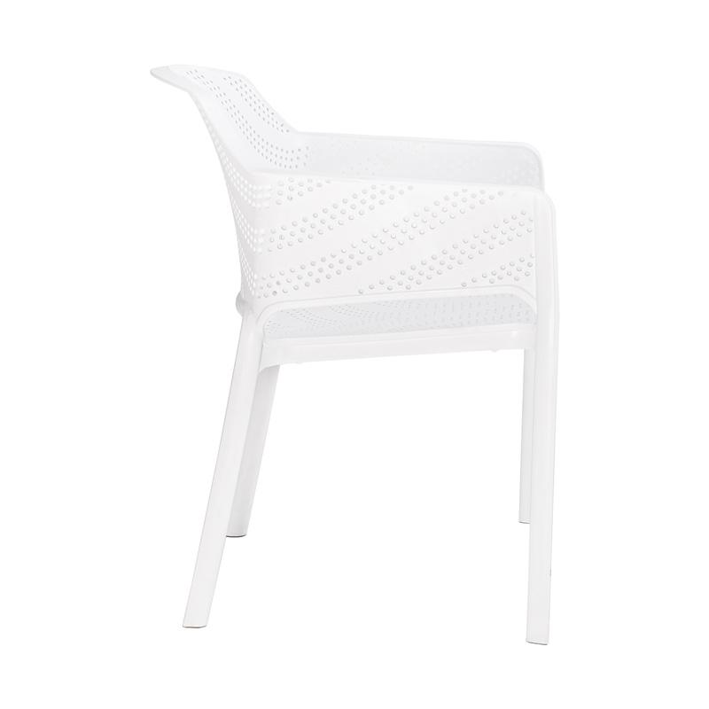 ΚΑΡΕΚΛΑ ΚΗΠΟΥ Dina ΛΕΥΚΟ ΧΡΩΜΑ 59x60x82εκ - Image 3