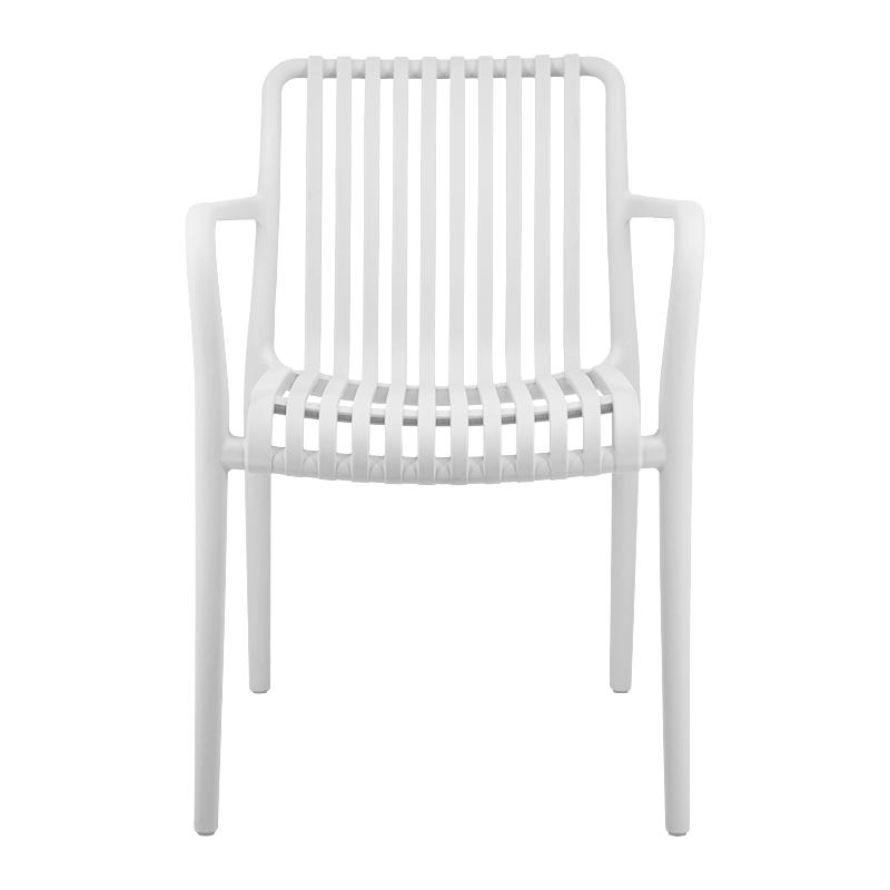 ΚΑΡΕΚΛΑ ΚΗΠΟΥ Edith ΛΕΥΚΟ ΧΡΩΜΑ 58x55x82εκ - Image 3