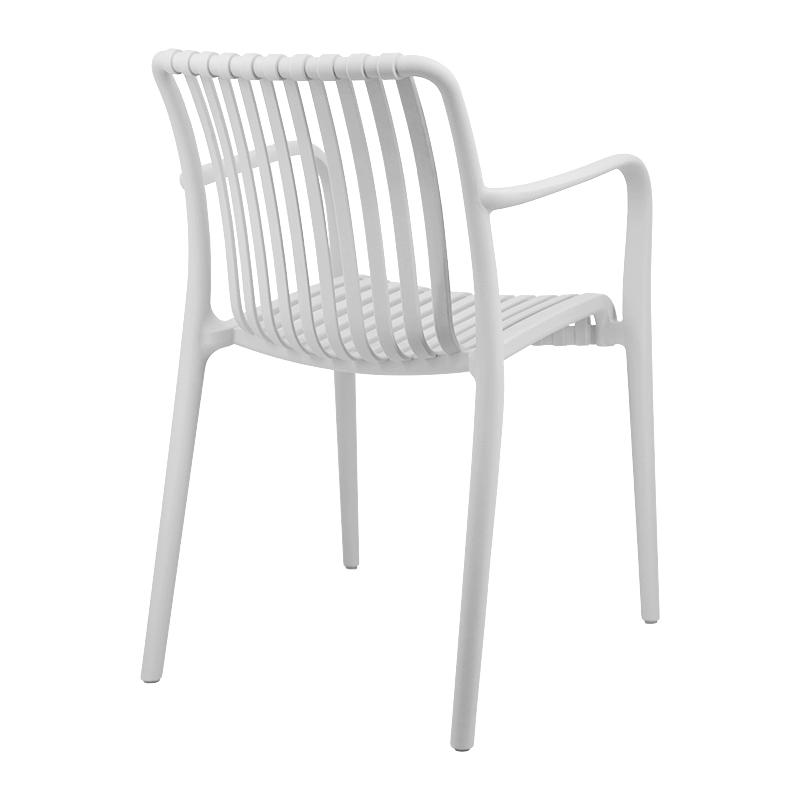 ΚΑΡΕΚΛΑ ΚΗΠΟΥ Edith ΛΕΥΚΟ ΧΡΩΜΑ 58x55x82εκ - Image 6