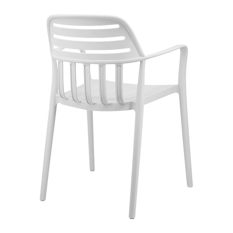 ΚΑΡΕΚΛΑ ΚΗΠΟΥ Eviana ΛΕΥΚΟ ΧΡΩΜΑ 53x56x81εκ - Image 4
