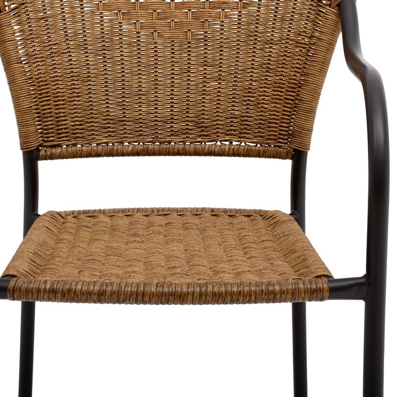 ΚΑΡΕΚΛΑ ΚΗΠΟΥ FL234 ΚΑΦΕ ΧΡΩΜΑ ΣΚΕΛΕΤΟΥ 65x54x87εκ - Image 5