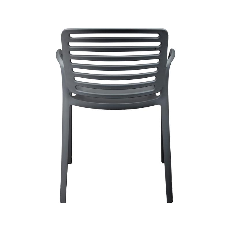 ΚΑΡΕΚΛΑ ΚΗΠΟΥ FL7109 Layla ΣΚΟΥΡΟ ΓΚΡΙ ΧΡΩΜΑ 55x59x78εκ - Image 3