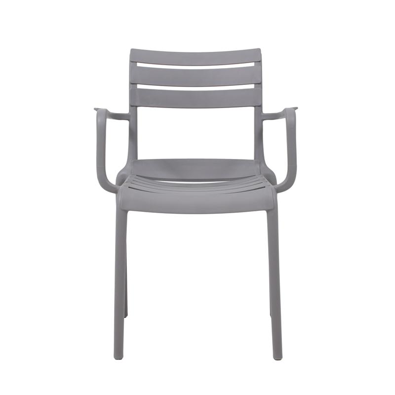 ΚΑΡΕΚΛΑ ΚΗΠΟΥ Margaret ΓΚΡΙ ΧΡΩΜΑ 57x56x83εκ - Image 3