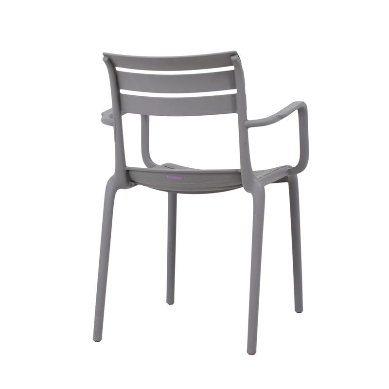 ΚΑΡΕΚΛΑ ΚΗΠΟΥ Margaret ΓΚΡΙ ΧΡΩΜΑ 57x56x83εκ - Image 5