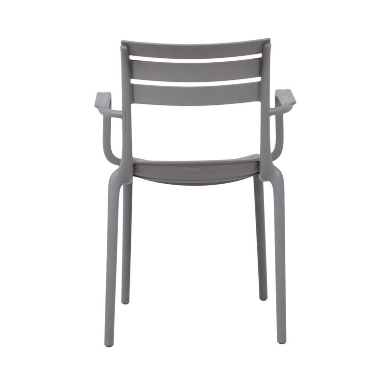 ΚΑΡΕΚΛΑ ΚΗΠΟΥ Margaret ΓΚΡΙ ΧΡΩΜΑ 57x56x83εκ - Image 6