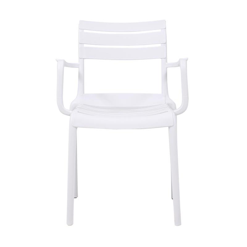 ΚΑΡΕΚΛΑ ΚΗΠΟΥ Margaret ΛΕΥΚΟ ΧΡΩΜΑ 57x56x83εκ - Image 2