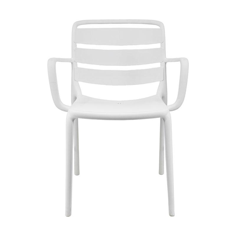 ΚΑΡΕΚΛΑ ΚΗΠΟΥ "Talia" ΑΠΟ ΠΟΛΥΠΡΟΠΥΛΕΝΙΟ (PP) ΛΕΥΚΟ ΧΡΩΜΑ 56x60x81εκ - Image 3