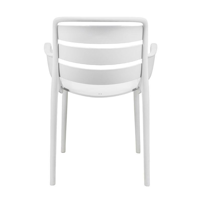 ΚΑΡΕΚΛΑ ΚΗΠΟΥ "Talia" ΑΠΟ ΠΟΛΥΠΡΟΠΥΛΕΝΙΟ (PP) ΛΕΥΚΟ ΧΡΩΜΑ 56x60x81εκ - Image 4