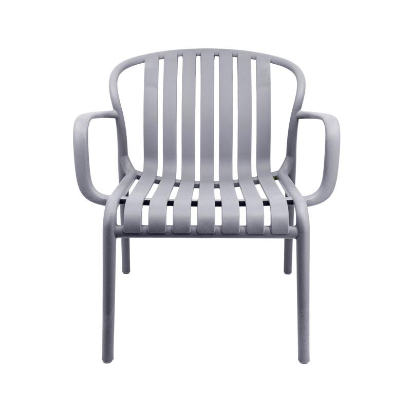 ΚΑΡΕΚΛΑ ΚΗΠΟΥ "Zenya" ΑΠΟ ΠΟΛΥΠΡΟΠΥΛΕΝΙΟ (PP) ΣΚΟΥΡΟ ΓΚΡΙ ΧΡΩΜΑ 82x60x75εκ - Image 3