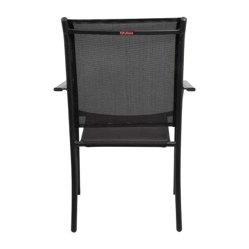 ΚΑΡΕΚΛΑ TEXTILENE ΓΚΡΙ STEEL 65x55,5x86,5εκ - Image 3