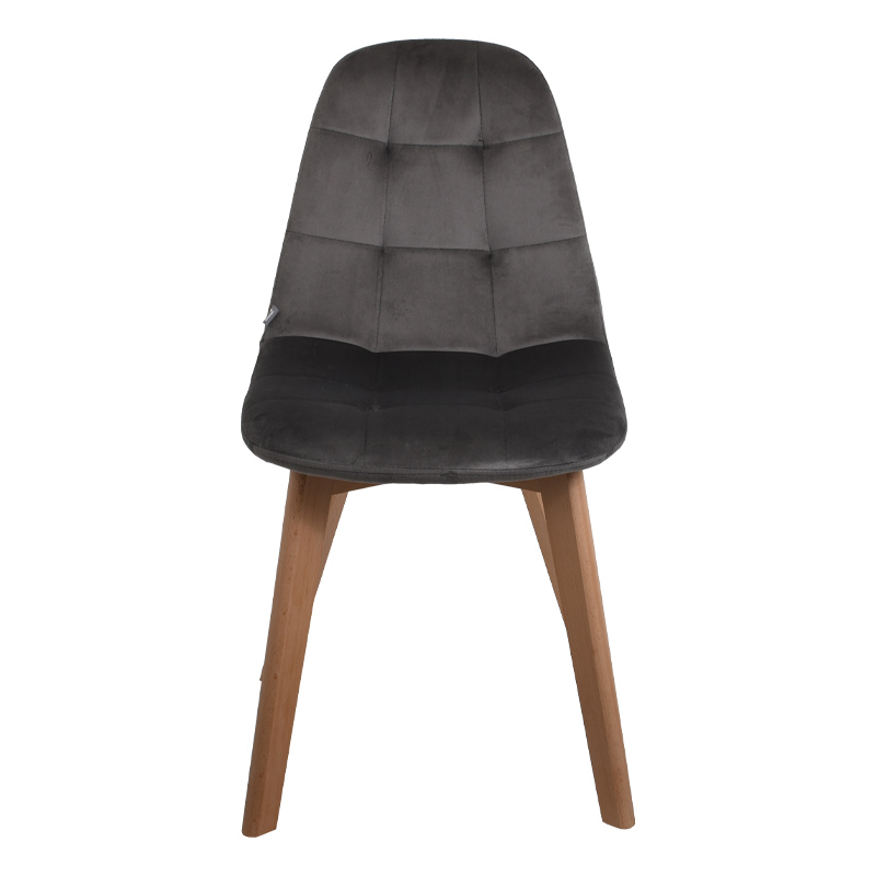 ΚΑΡΕΚΛΑ ΤΡΑΠΕΖΑΡΙΑΣ 275 ΓΚΡΙ ΥΦΑΣΜΑ 43.5x51.5x87εκ - Image 4