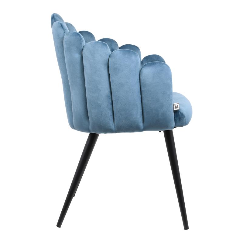 ΚΑΡΕΚΛΑ ΤΡΑΠΕΖΑΡΙΑΣ 1937 ΠΕΤΡΟΛ ΧΡΩΜΑ ΚΑΘΙΣΜΑΤΟΣ ΜΕ ΜΕΤΑΛΛΙΚΑ ΠΟΔΙΑ 64x60x84εκ - Image 3